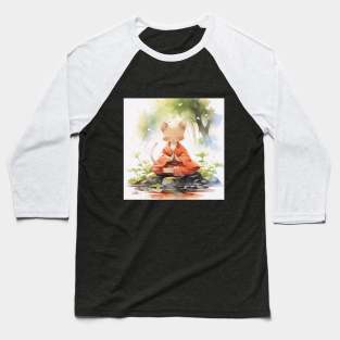 Mediation Cat Baseball T-Shirt